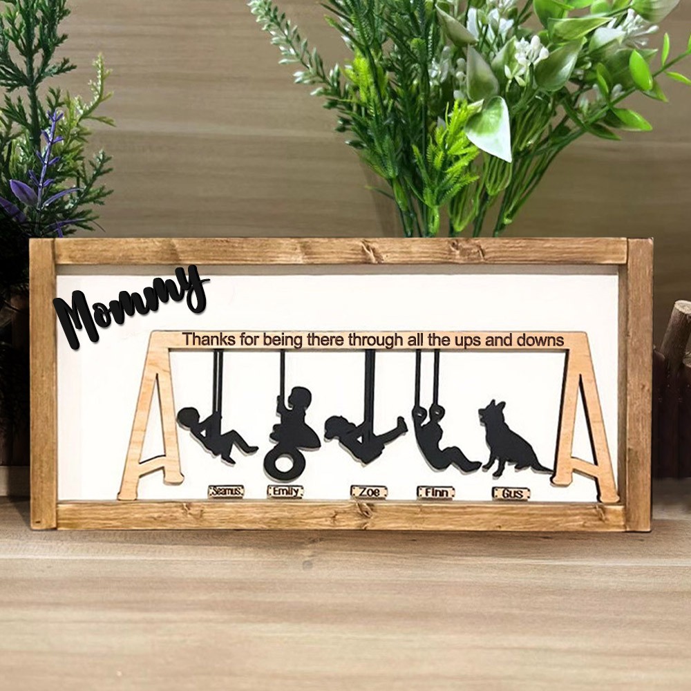 Personalized Swing Set Sign For Mother's Day Gift