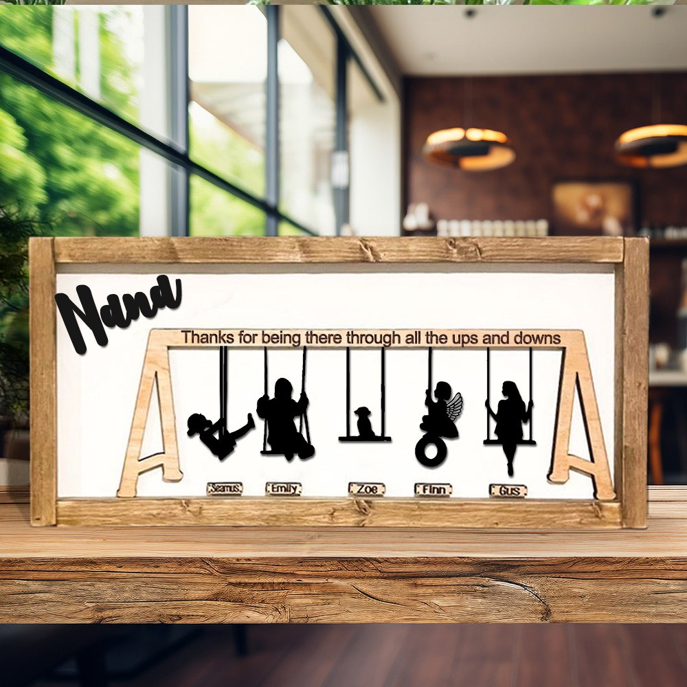 Personalized Swing Set Sign For Mother's Day Gift