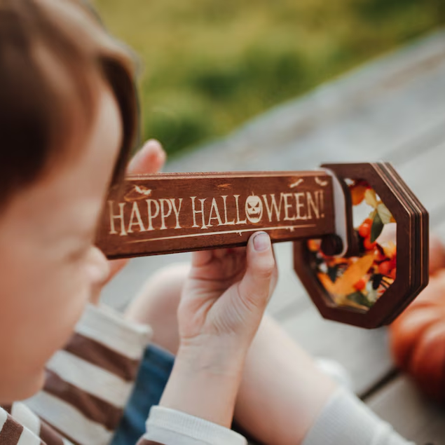 Halloween DIY Wooden Kaleidoscope Gifts For Kids