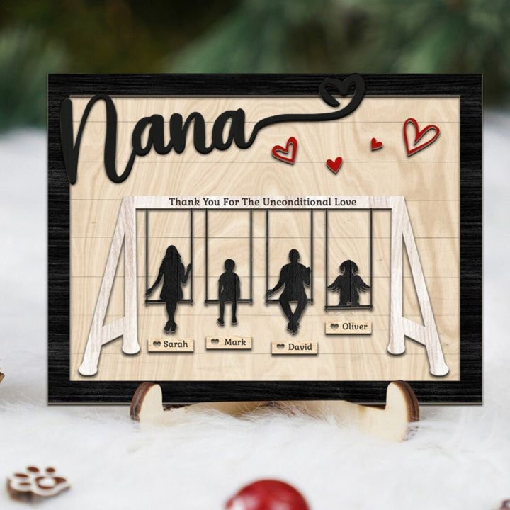 Personalized Swing Set Sign For Mother's Day Gift