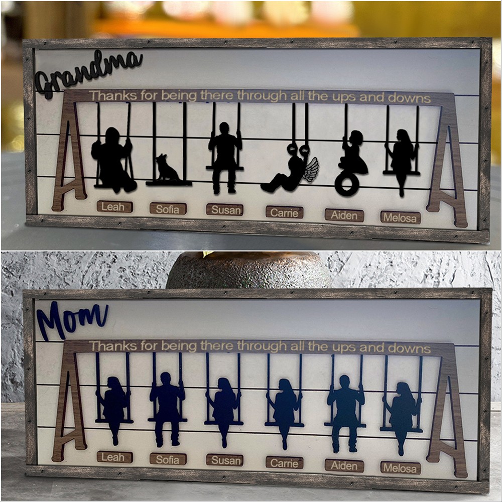 Personalized Swing Set Sign For Mother's Day Gift