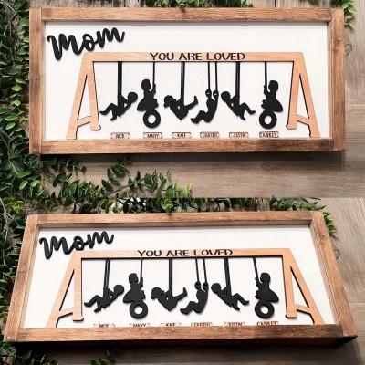 Personalized Swing Set Sign For Mother's Day Gift